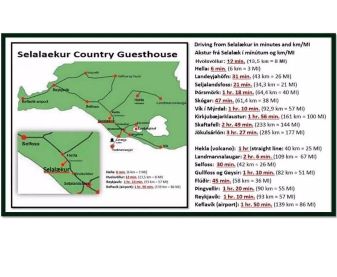 Selalaekur Country Guesthouse Hella Bagian luar foto